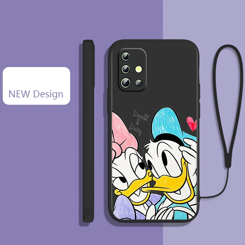 Donald Duck Disney For Samsung Galaxy A73 A53 A33 A52 A32 A22 A71 A51 A21S A03S A50 4G 5G Liquid Rope Cover
Donald Duck Disney For Samsung Galaxy A73 A53 A33 A52 A32 A22 A71 A51 A21S A03S A50 4G 5G Liquid Rope Cover