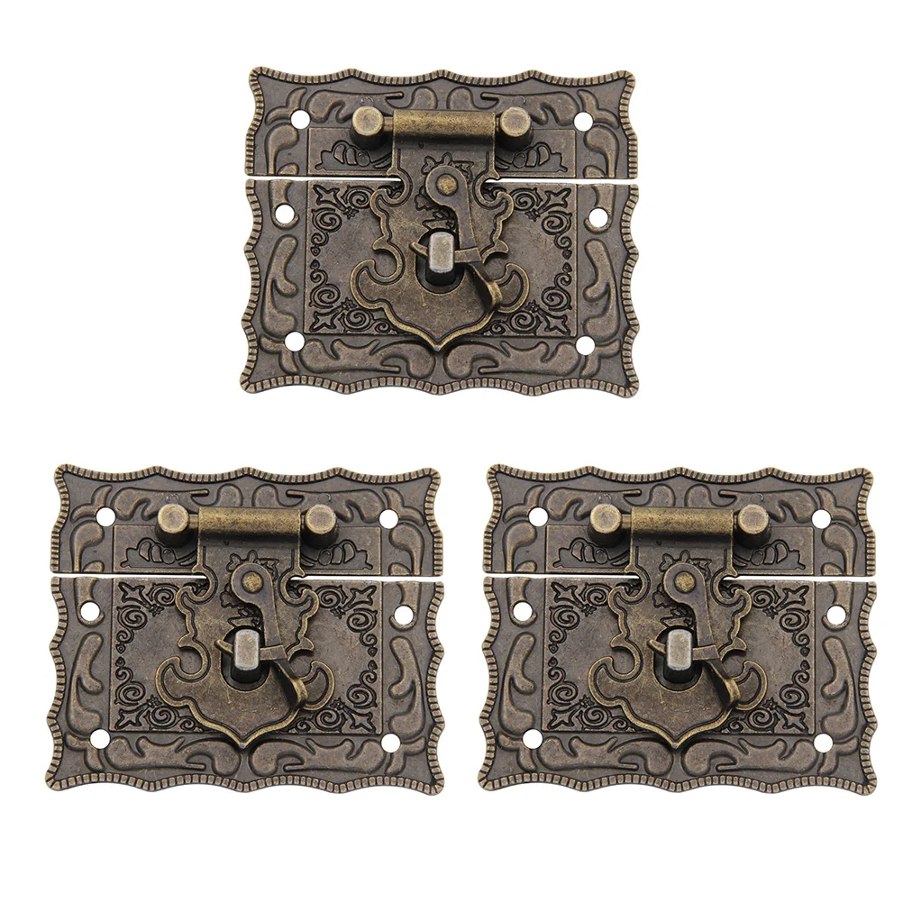 3Pcs Jewelry Wooden Box Hasp Hasp Lock Decorative Hasp Buckle for Cabinet Jewelry Suitcase Supplies
3Pcs Jewelry Wooden Box Hasp Hasp Lock Decorative Hasp Buckle for Cabinet Jewelry Suitcase Supplies