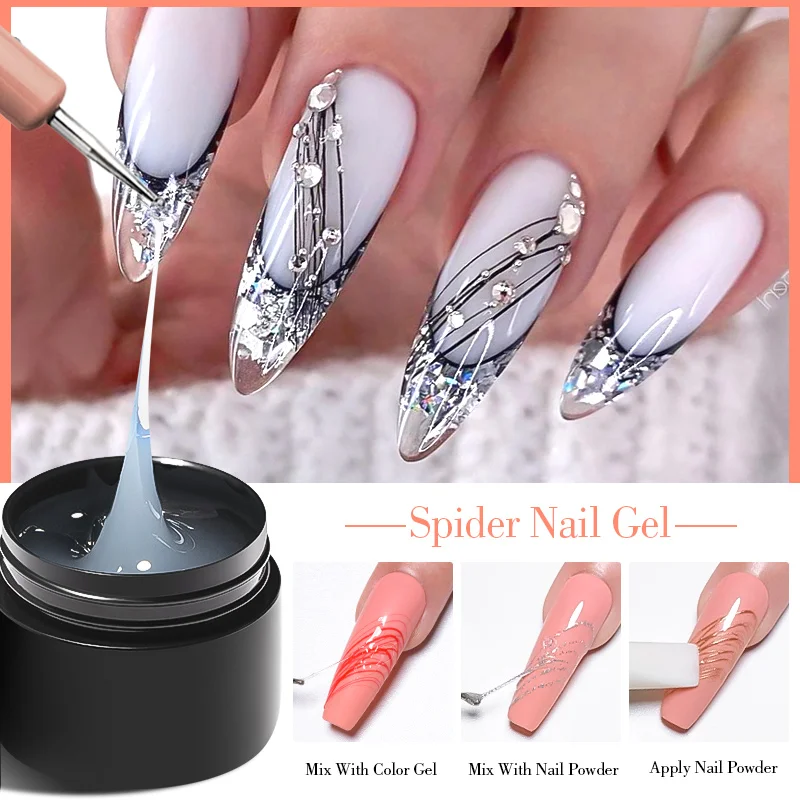 MEET ACROSS 7ml Solid Clear Spider Gel Nail Polish Painting Wire Drawing Gel UV Led Liner Gel Polish For Nail Art Varnishes
MEET ACROSS 7ml Solid Clear Spider Gel Nail Polish Painting Wire Drawing Gel UV Led Liner Gel Polish For Nail Art Varnishes