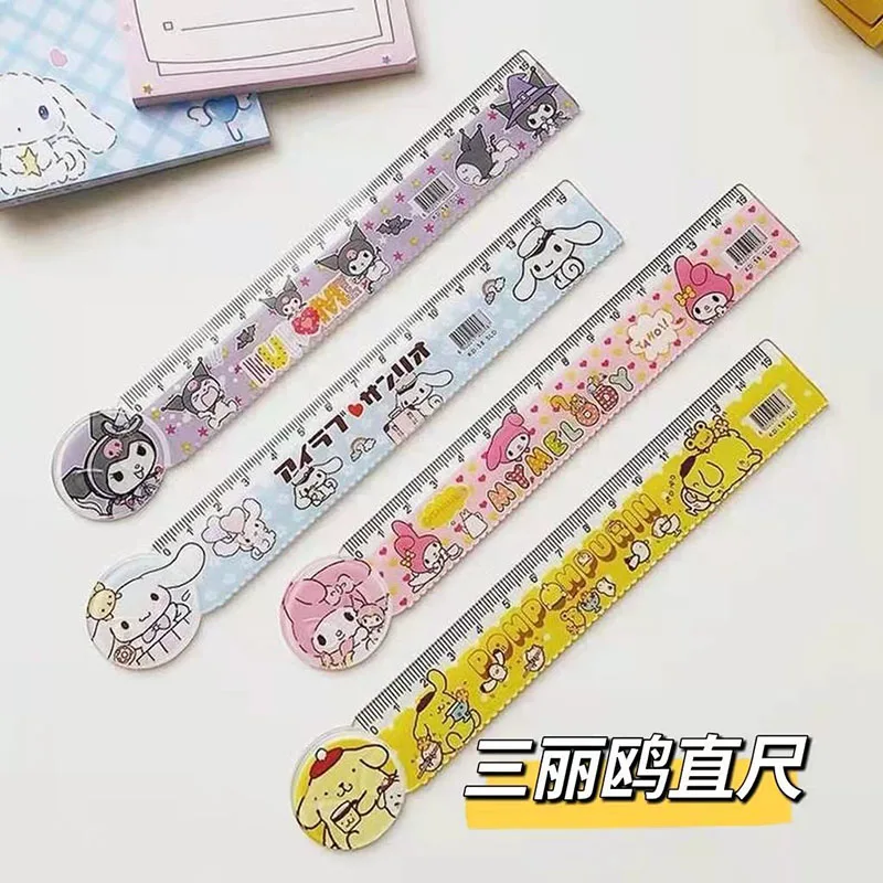 Kawaii Sanrios Ruler Kuromi My Melody Cinnamoroll Cartoon Cute Transparent Measuring Ruler Learning Stationery Office Supplies
Kawaii Sanrios Ruler Kuromi My Melody Cinnamoroll Cartoon Cute Transparent Measuring Ruler Learning Stationery Office Supplies