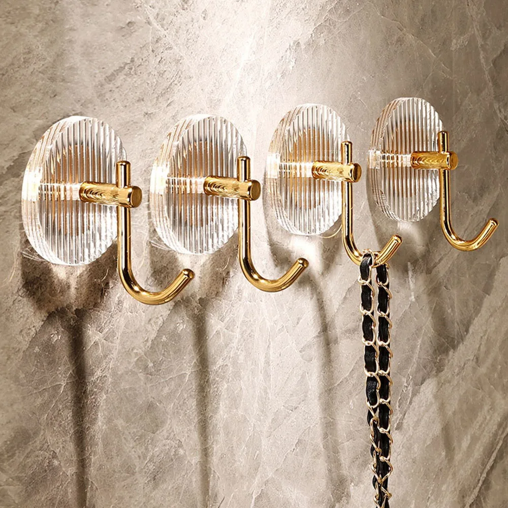 Acrylic Wall Hook Adhesive Key Bag Holder Towel Coat Hanger Light Luxury Non Punching Bathroom Accessories Kitchen Supplies
Acrylic Wall Hook Adhesive Key Bag Holder Towel Coat Hanger Light Luxury Non Punching Bathroom Accessories Kitchen Supplies