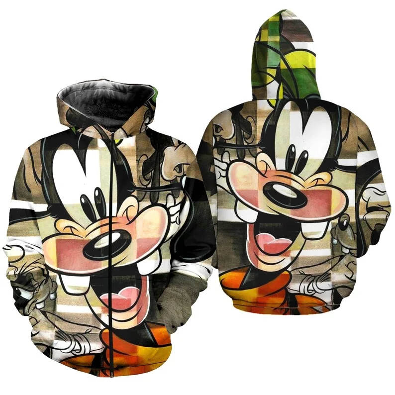 Новинка, Повседневная утепленная куртка с капюшоном Disney Goofy Dog 3D, мужской свитер с капюшоном и принтом
Новинка, Повседневная утепленная куртка с капюшоном Disney Goofy Dog 3D, мужской свитер с капюшоном и принтом