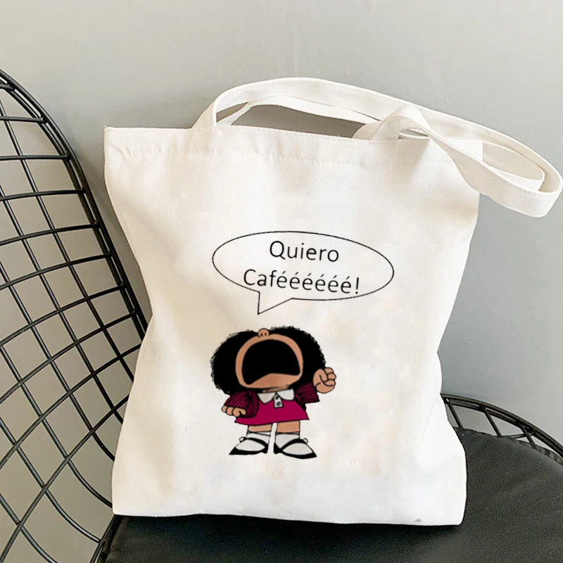 Женская сумка на плечо Mafalda and Quiero Cafe с принтом, новый милый женский кошелек в стиле Харадзюку, забавные сумки
Женская сумка на плечо Mafalda and Quiero Cafe с принтом, новый милый женский кошелек в стиле Харадзюку, забавные сумки