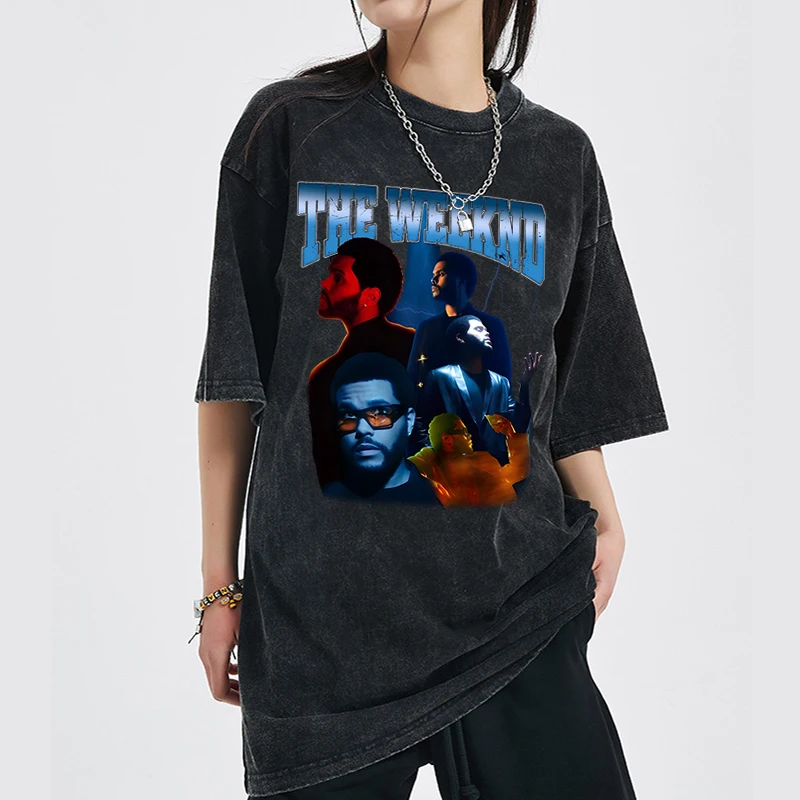 Футболка Weeknd для мужчин и женщин, Стильная хлопковая тенниска в стиле Харадзюку, модная уличная одежда в стиле вареного Do, Топ в стиле хип-хо...
Футболка Weeknd для мужчин и женщин, Стильная хлопковая тенниска в стиле Харадзюку, модная уличная одежда в стиле вареного Do, Топ в стиле хип-хо...