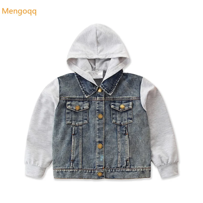 Autumn New Children Denim Jacket Kids Baby Boys Girls Long Sleeve Hooded Casual Tops Fashion Clothing 1-6Y
Autumn New Children Denim Jacket Kids Baby Boys Girls Long Sleeve Hooded Casual Tops Fashion Clothing 1-6Y