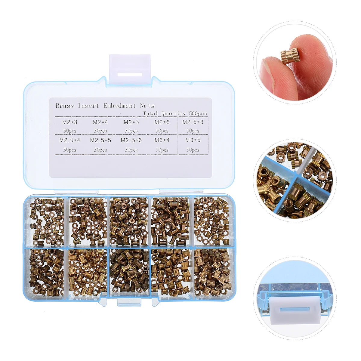 Nuts Insert Knurled Nut Brass Thread Female Threaded Injection Molding Thumb Embedment Rivet Flat Head Nutsert
Nuts Insert Knurled Nut Brass Thread Female Threaded Injection Molding Thumb Embedment Rivet Flat Head Nutsert