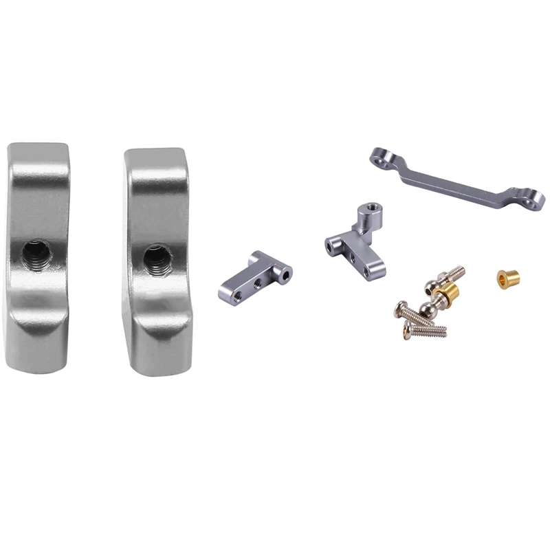 2 Set RC Car Part: 1 Set Servo Seat 1/18 Rc Car Parts Metal Parts & 1 Set Metal Upgrad Steering Cylinder Mounting Block
2 Set RC Car Part: 1 Set Servo Seat 1/18 Rc Car Parts Metal Parts & 1 Set Metal Upgrad Steering Cylinder Mounting Block