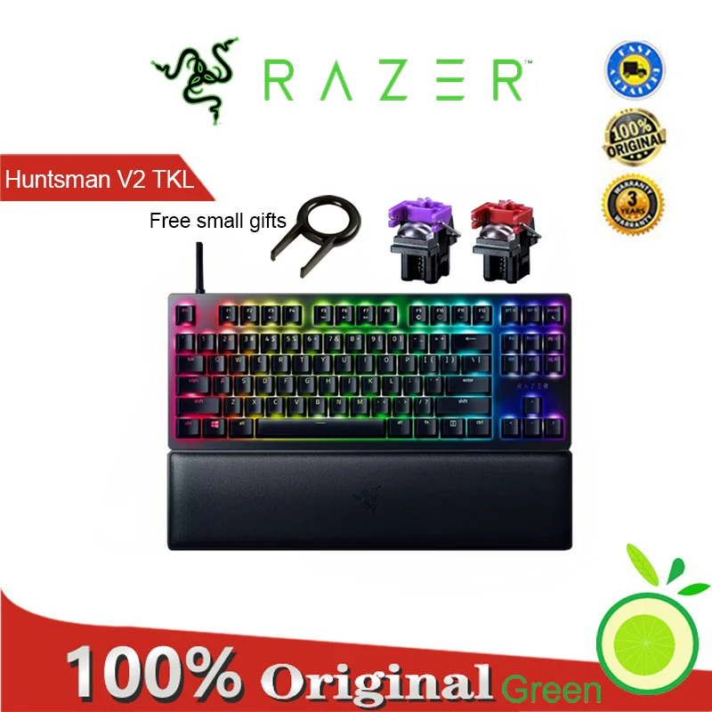 Razer Huntsman V2 TKL 87 linear paragraph optical axis game TKL mechanical keyboard with wrist rest
Razer Huntsman V2 TKL 87 linear paragraph optical axis game TKL mechanical keyboard with wrist rest