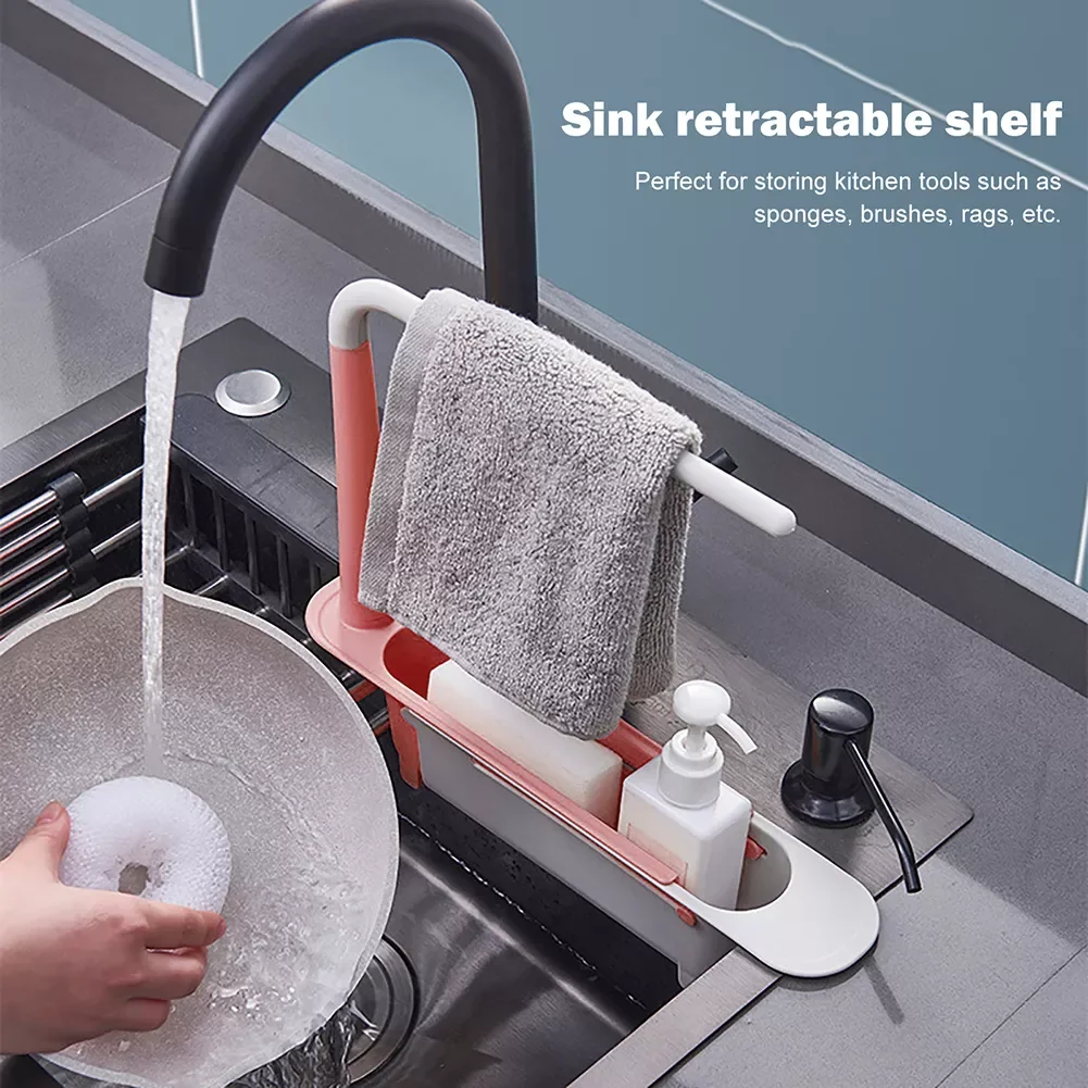 Kitchen Telescopic Sink Drain Rack Shelf Storage Soap Sponge Holder Adjustable Drain Basket Bathroom Organizer Accessories
Kitchen Telescopic Sink Drain Rack Shelf Storage Soap Sponge Holder Adjustable Drain Basket Bathroom Organizer Accessories