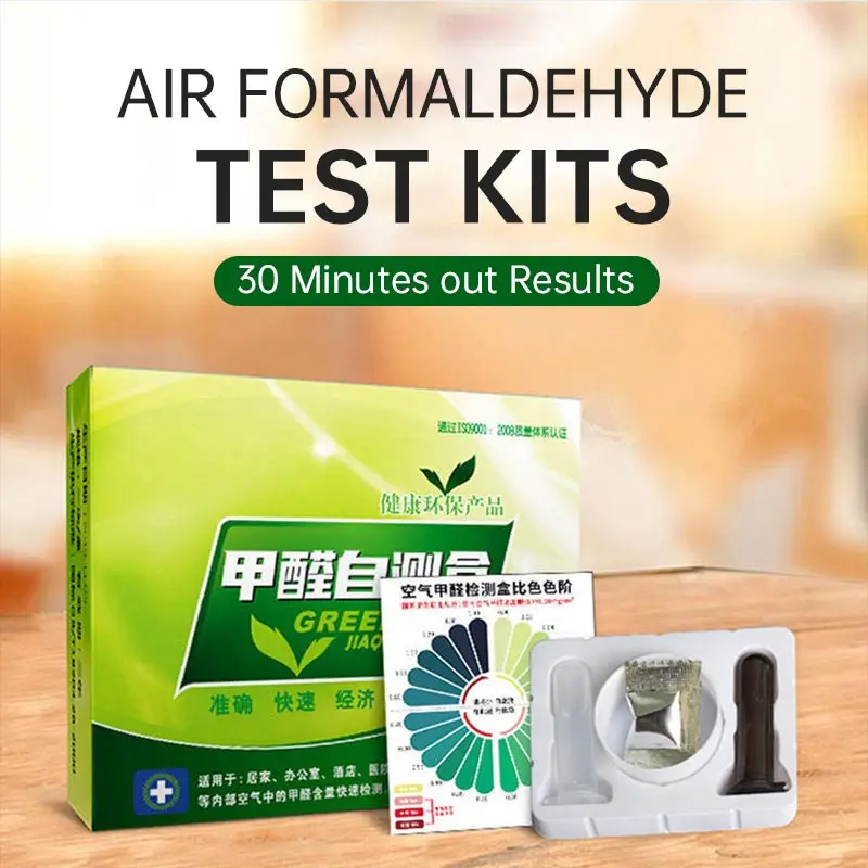 

Комплект для тестирования формальдегида, тестовая бумага, новый домашний тестер качества воздуха в помещении, испытательная трубка для реа...
