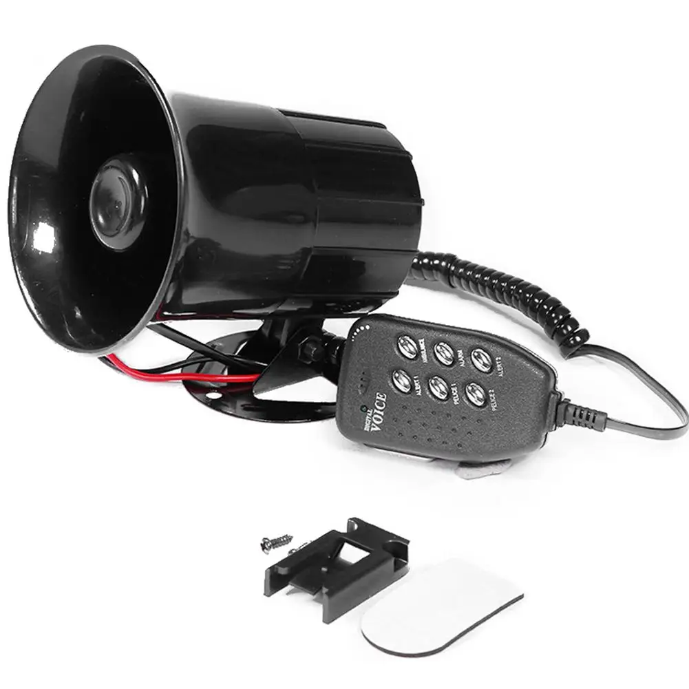 Motorcycle Car Auto Loud Air Horn 6-Tones Siren Sound Speaker Megaphone Alarm Van Truck Boat 12v Six-tone Modification Parts
Motorcycle Car Auto Loud Air Horn 6-Tones Siren Sound Speaker Megaphone Alarm Van Truck Boat 12v Six-tone Modification Parts
