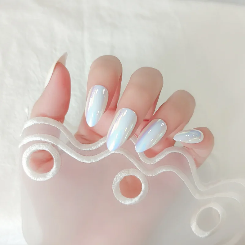 European and American Wind Aurora Illusion Pearl False Nail Patch Mirror Beauty Finished Product Foreign Trade Nail Patch
European and American Wind Aurora Illusion Pearl False Nail Patch Mirror Beauty Finished Product Foreign Trade Nail Patch