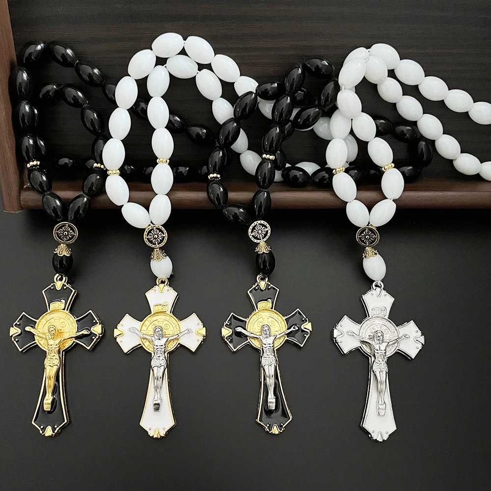 GS38 Rosary Creative Exquisite Cross Car Rearview Mirror Pendant Alloy Russian Style Cross Pendant Necklace Accessories Decor
GS38 Rosary Creative Exquisite Cross Car Rearview Mirror Pendant Alloy Russian Style Cross Pendant Necklace Accessories Decor
