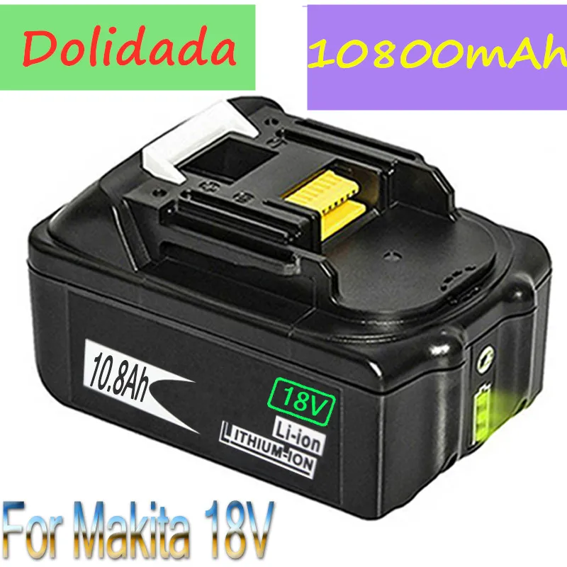 18V 10800mAh For-Makita 18v 10.8Ah Rechargeable Power Tools Battery&8.8Ah with LED Liion Replacement LXT BL1860B BL1860 BL1850
18V 10800mAh For-Makita 18v 10.8Ah Rechargeable Power Tools Battery&8.8Ah with LED Liion Replacement LXT BL1860B BL1860 BL1850