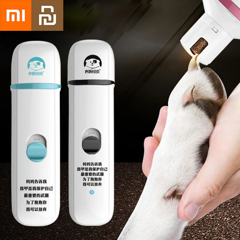 XiaoMi Pet Dog Nail Trimmer Electric USB Charging Bass Low Vibration Sandstone Strong Sturdy Efficient Manicure Pet Supplies Mi
XiaoMi Pet Dog Nail Trimmer Electric USB Charging Bass Low Vibration Sandstone Strong Sturdy Efficient Manicure Pet Supplies Mi