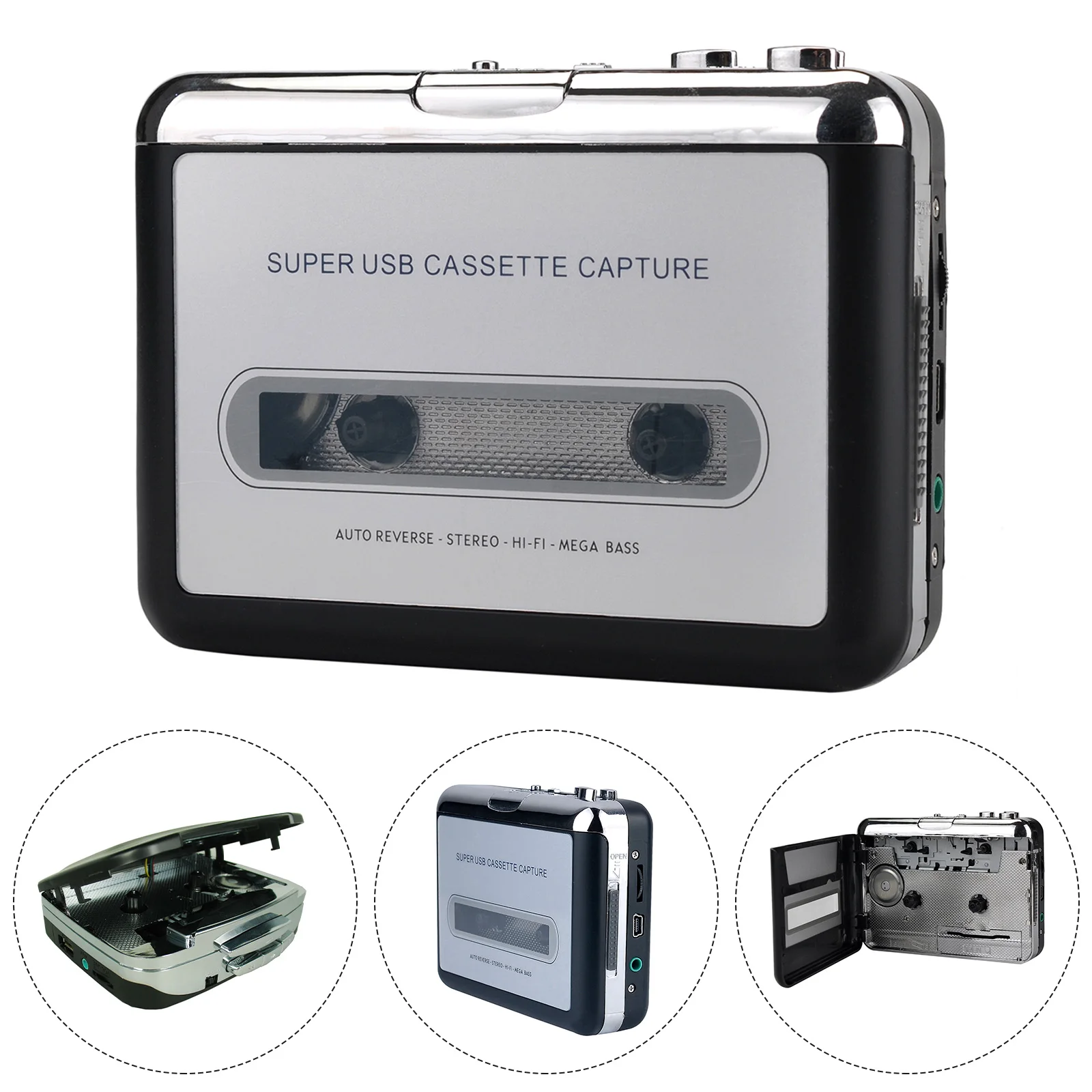 Tape Drive To MP3 Cassette Ezcap218 Cassette Converter Tape Drive Walkman 512MB RAM Or Above 1GB Free HDD Space 16x4.2x11.2CM
Tape Drive To MP3 Cassette Ezcap218 Cassette Converter Tape Drive Walkman 512MB RAM Or Above 1GB Free HDD Space 16x4.2x11.2CM