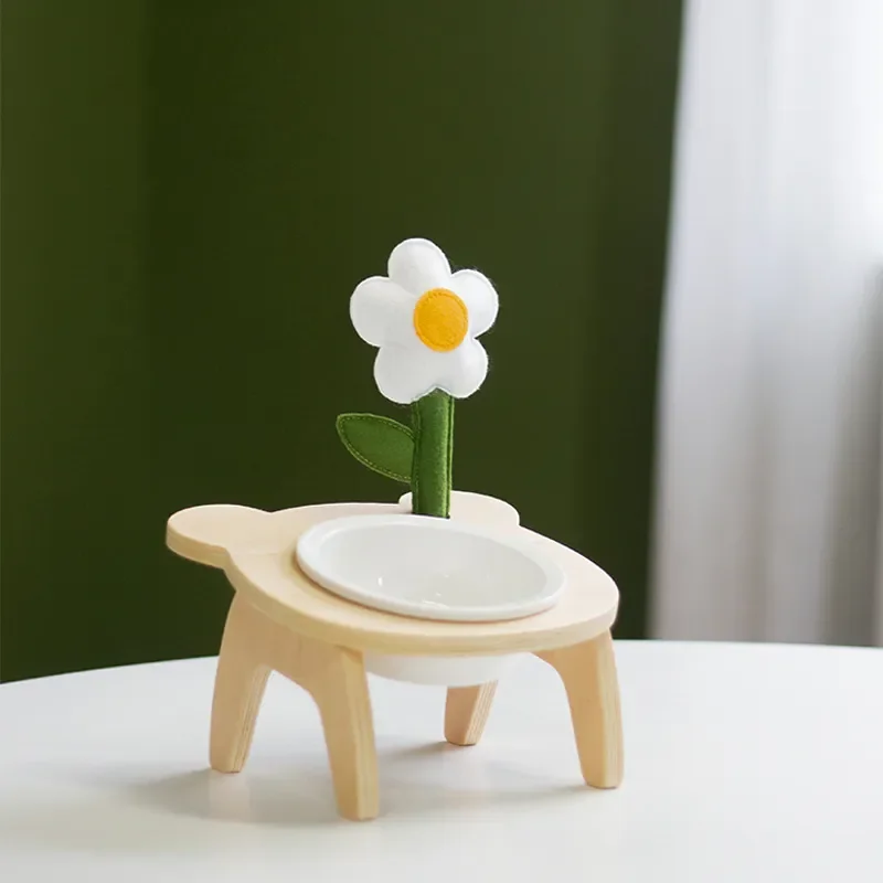 Ceramic Bowls with 10° Tilted Wood Stand, Perfect Water Feeder Set for Cats and Puppy, Elevated Design for Comfort.
Ceramic Bowls with 10° Tilted Wood Stand, Perfect Water Feeder Set for Cats and Puppy, Elevated Design for Comfort.