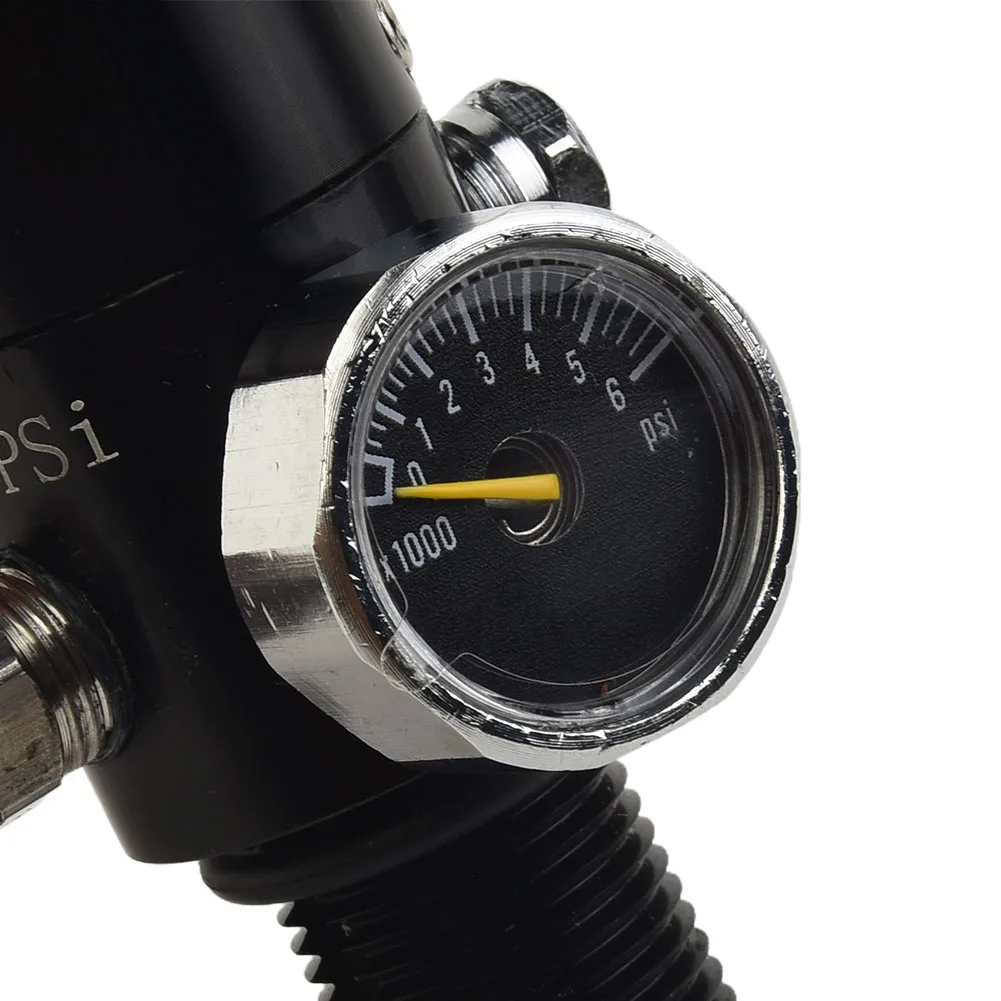 PCP Paintball Valve Regulator 4500PSI HPA Output 2200PSI M18x1.5 HPA Air Tank Regulator G1 / 2-14 Output Thread Cylinder Tools
PCP Paintball Valve Regulator 4500PSI HPA Output 2200PSI M18x1.5 HPA Air Tank Regulator G1 / 2-14 Output Thread Cylinder Tools