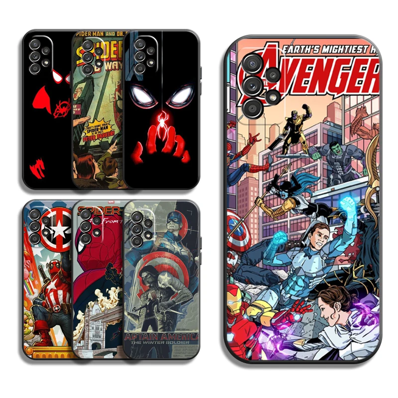 Marvel Spiderman Phone Cases For Samsung Galaxy A31 A32 A51 A71 A52 A72 4G 5G A11 A21S A20 A22 4G Carcasa Back Cover Funda
Marvel Spiderman Phone Cases For Samsung Galaxy A31 A32 A51 A71 A52 A72 4G 5G A11 A21S A20 A22 4G Carcasa Back Cover Funda