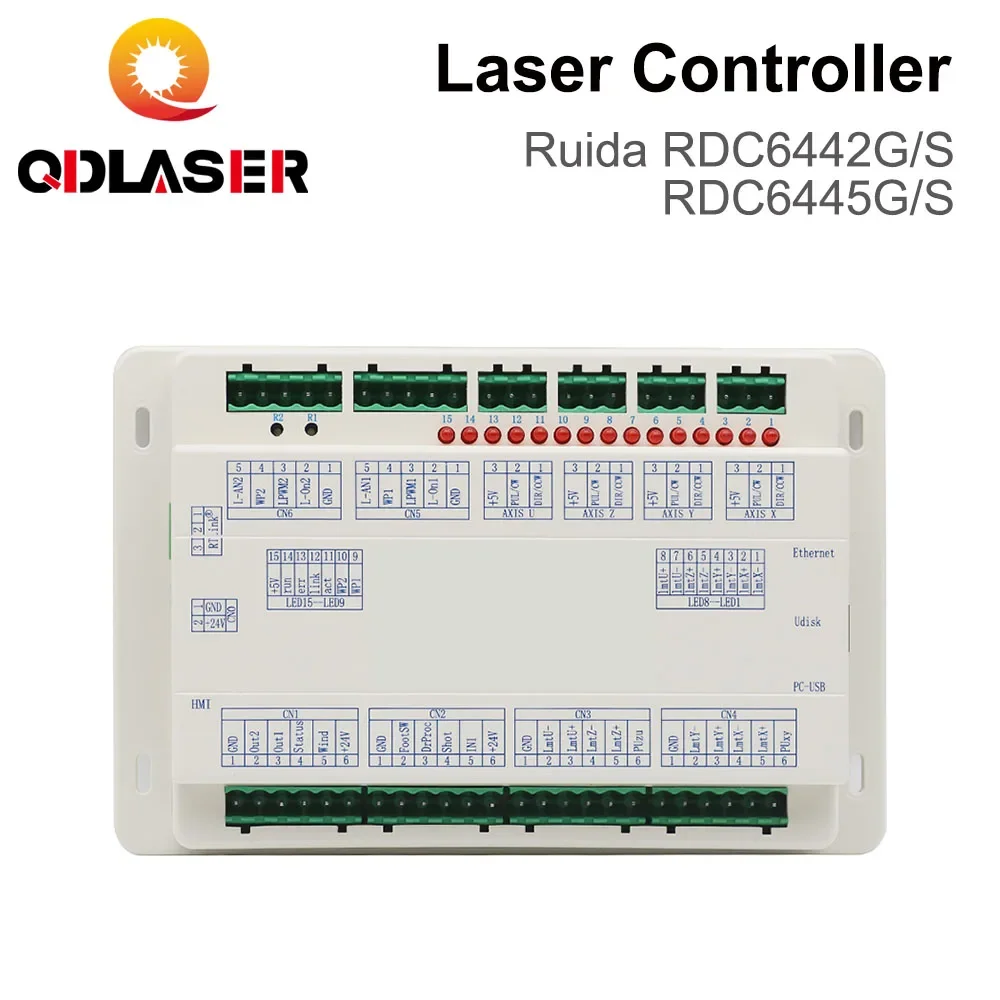 Материнская плата QDLASER для Ruida RD6445G RDC6442G RDC6442S
Материнская плата QDLASER для Ruida RD6445G RDC6442G RDC6442S