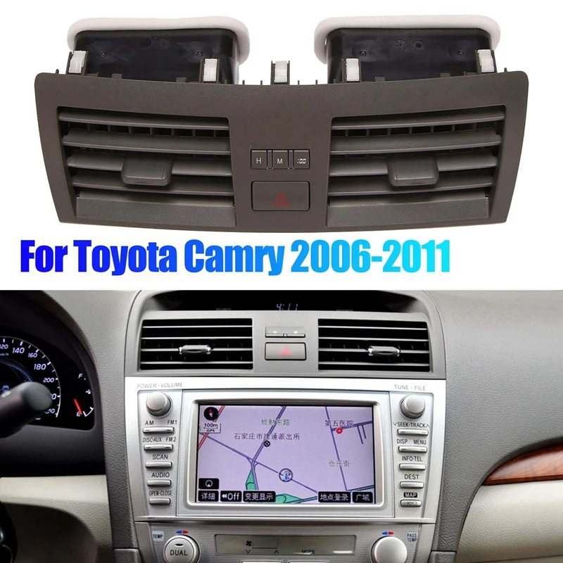 Plastic Air Conditioning Vent Panel Grille Cover For Toyota Camry 2006-2011 A/C Air Outlet Frame
Plastic Air Conditioning Vent Panel Grille Cover For Toyota Camry 2006-2011 A/C Air Outlet Frame