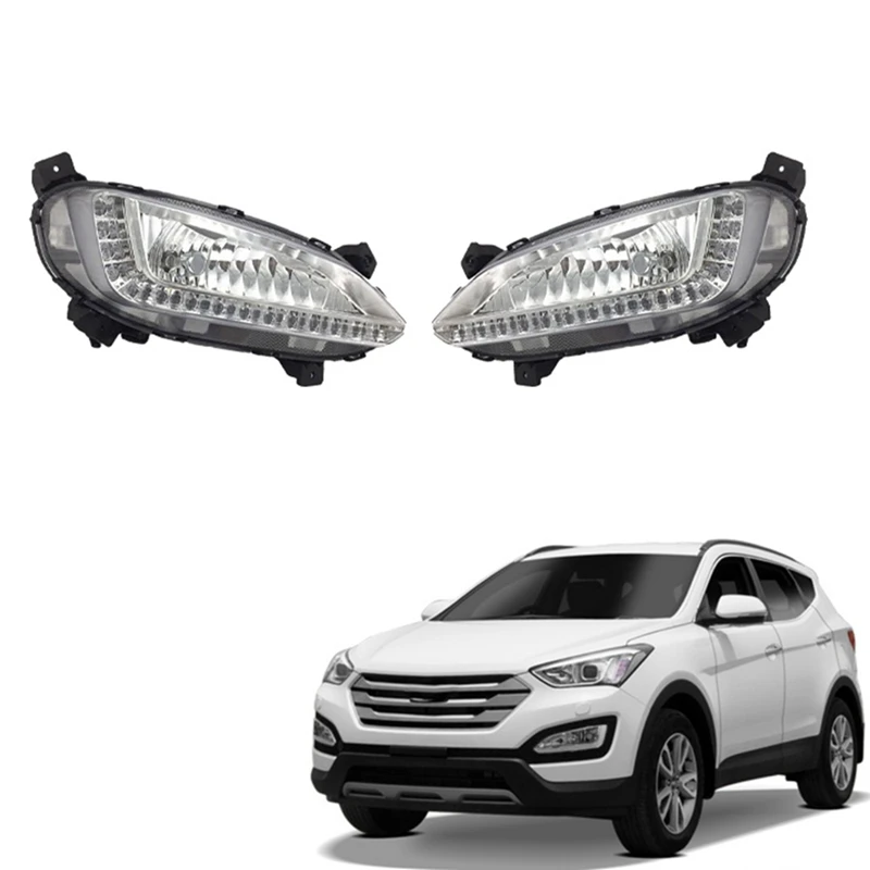 Светодиодный льные Светодиодные ДХО, противотуманные фары для Hyundai Santa Fe IX45 2013-2017, автомобильные фары дальнего света, дневные ходовые огсвет...
Светодиодный льные Светодиодные ДХО, противотуманные фары для Hyundai Santa Fe IX45 2013-2017, автомобильные фары дальнего света, дневные ходовые огсвет...