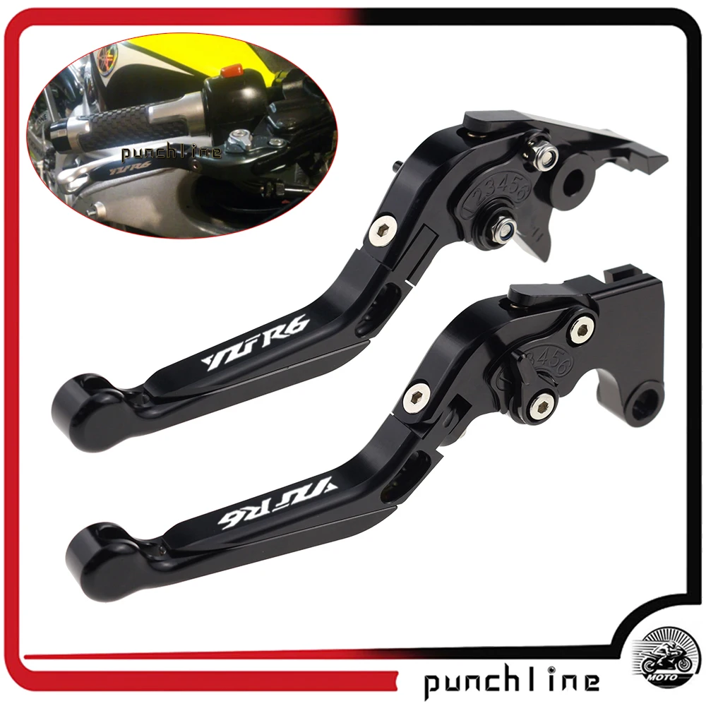 Fit For YAMAHA YZF R6 YZFR6 YZF-R6 2005-2016 Motorcycle Accessories Folding Extendable Brake Clutch Levers
Fit For YAMAHA YZF R6 YZFR6 YZF-R6 2005-2016 Motorcycle Accessories Folding Extendable Brake Clutch Levers