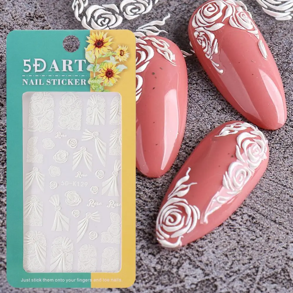5D Acrylic Rose Nail Stickers Flower Lace Engraved Embossed Sliders Wedding Valentine Nail Decals DIY Manicure Decoration
5D Acrylic Rose Nail Stickers Flower Lace Engraved Embossed Sliders Wedding Valentine Nail Decals DIY Manicure Decoration