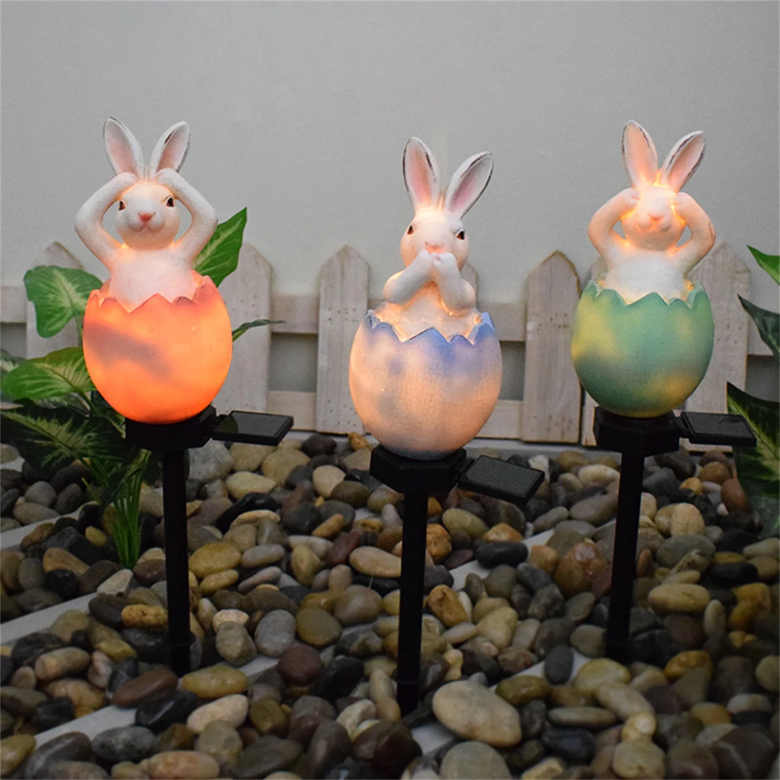 1pcs LED Easter Garden Decorative Lights Solar Bunny Eggs Ground Lights Garden Landscape Lights for Patio Lawn Pathway Yard
1pcs LED Easter Garden Decorative Lights Solar Bunny Eggs Ground Lights Garden Landscape Lights for Patio Lawn Pathway Yard