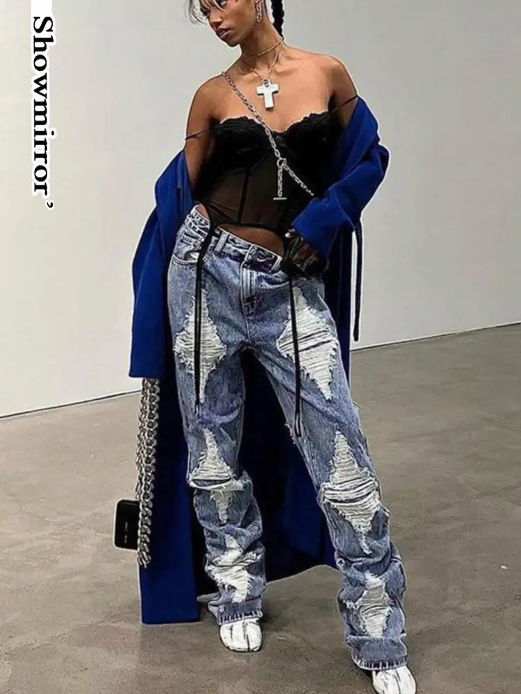 Vintage Low Waist Washed Jeans Loose Pants Y2k Girl Streetwear Gothic Style Casual Pants Ripped Jeans Harajuku Clothes 2023
Vintage Low Waist Washed Jeans Loose Pants Y2k Girl Streetwear Gothic Style Casual Pants Ripped Jeans Harajuku Clothes 2023