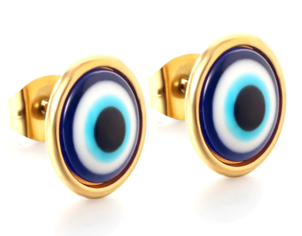 Stainless Steel Red Bule Evil Eye Stud Earrings For Women Men Fashion Jewelry Brinco Anti-allergy Temperament Ear Wedding Gift
Stainless Steel Red Bule Evil Eye Stud Earrings For Women Men Fashion Jewelry Brinco Anti-allergy Temperament Ear Wedding Gift