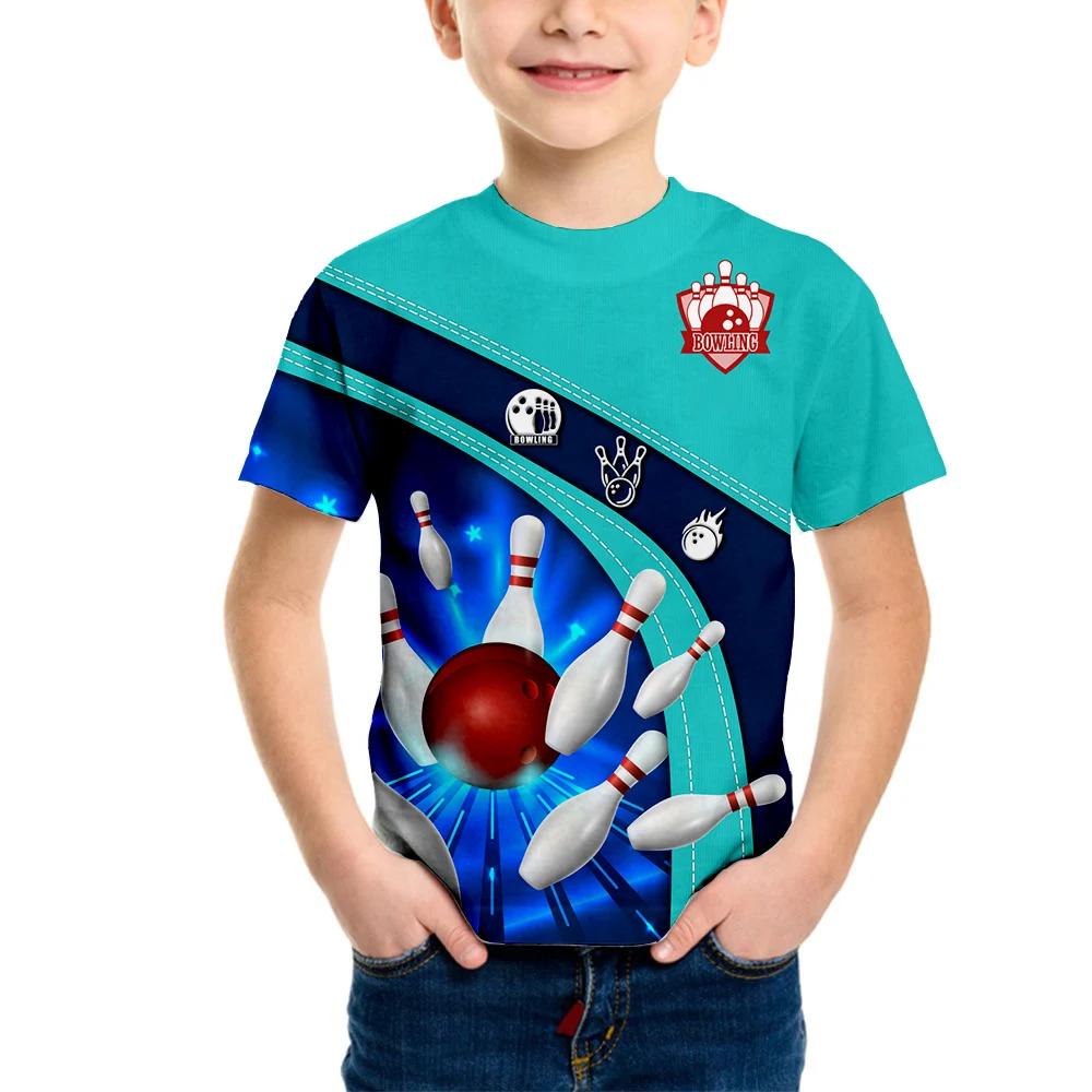Bowling Lover Sports Boys T Shirt Short Sleeves Tops Girls Children Clothing Summer T-shirt Tee Toddler Clothes for 2-8 Years-3
Bowling Lover Sports Boys T Shirt Short Sleeves Tops Girls Children Clothing Summer T-shirt Tee Toddler Clothes for 2-8 Years-3