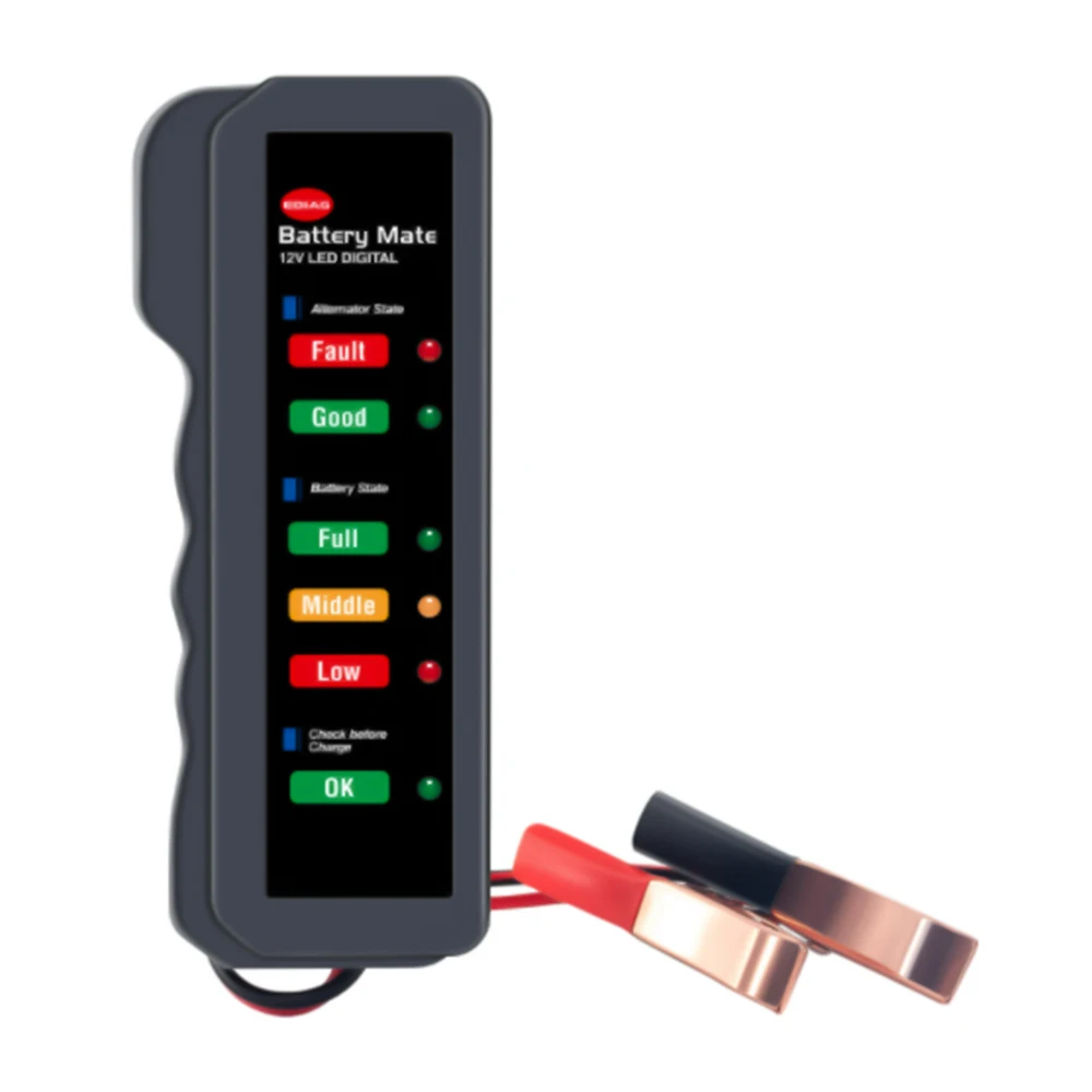 Universal Tester Battery Tester 12V Car Battery Tester Quick Cranking Tester Alternator Display Auto Diagnostic Tools
Universal Tester Battery Tester 12V Car Battery Tester Quick Cranking Tester Alternator Display Auto Diagnostic Tools