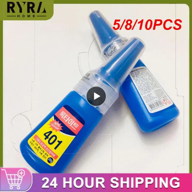 5/8/10PCS Multifunctional 401 Glue Multi-purpose Quick Dry Liquid Colorless Adhesive Glues Fast Adhesive Repair Glue 36g
5/8/10PCS Multifunctional 401 Glue Multi-purpose Quick Dry Liquid Colorless Adhesive Glues Fast Adhesive Repair Glue 36g