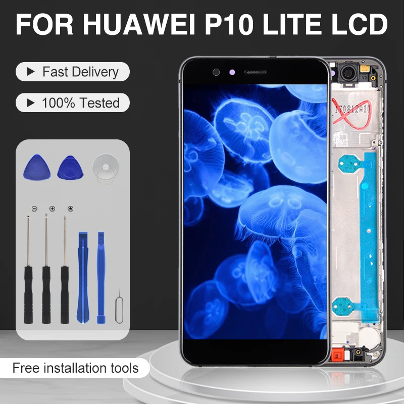 5,2 дюймовый сенсорный ЖК-экран Catteny Nova Lite для Huawei P10 Lite с дигитайзером в сборе с инструментами
5,2 дюймовый сенсорный ЖК-экран Catteny Nova Lite для Huawei P10 Lite с дигитайзером в сборе с инструментами