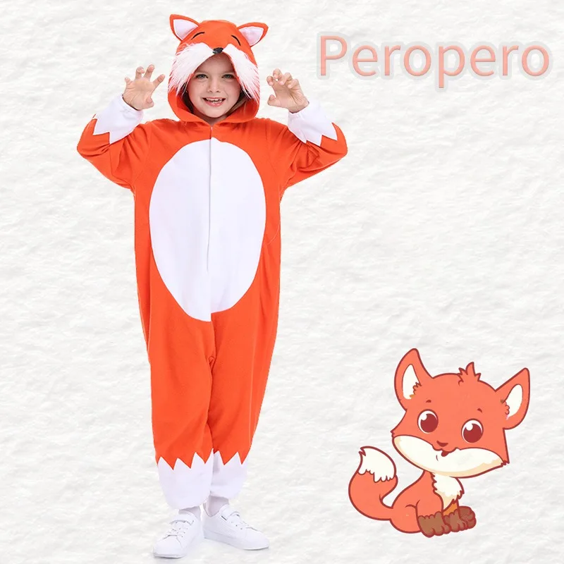 Fox Animals Children Dress Up Costumes Christmas Carnival Gifts Cosplay Animal Fantasy Cartoon Animation Stage Show Jumpsuit
Fox Animals Children Dress Up Costumes Christmas Carnival Gifts Cosplay Animal Fantasy Cartoon Animation Stage Show Jumpsuit