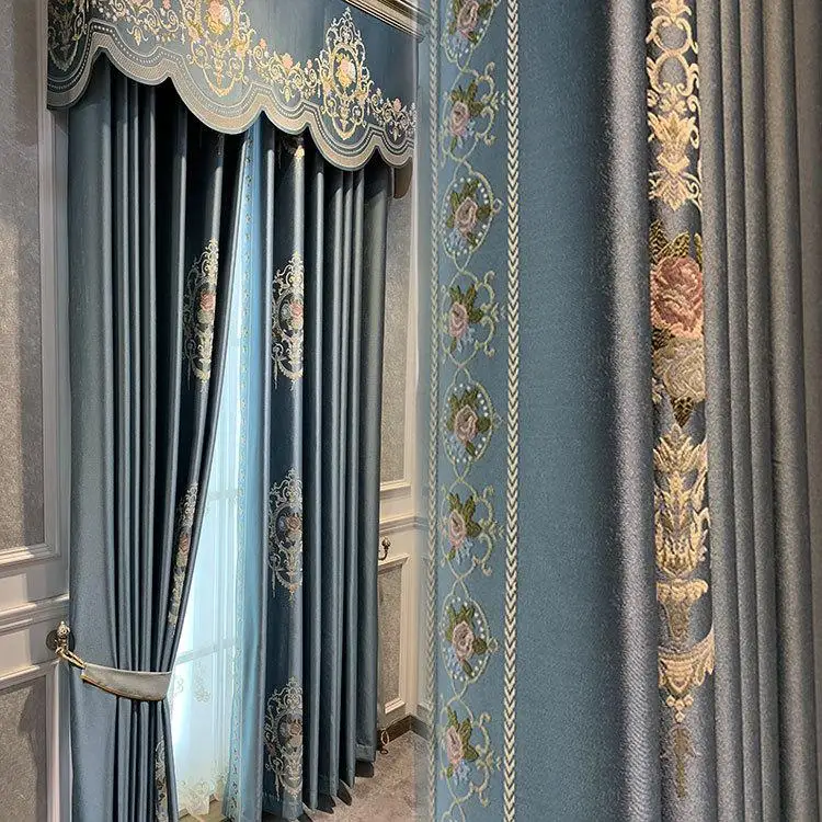 Modern Curtains for Living Room European Style Blackout High-end Light Luxury 2022 New Bedroom Chenille Embroidery Luxury Custom
Modern Curtains for Living Room European Style Blackout High-end Light Luxury 2022 New Bedroom Chenille Embroidery Luxury Custom