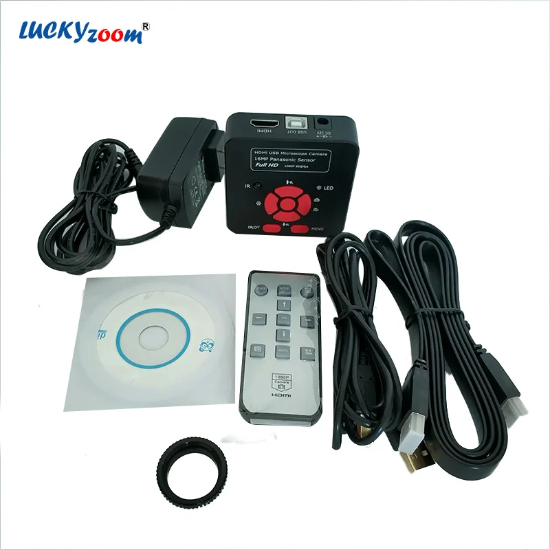 Remote 16MP Digital Stereo Microscope Camera 1080P USB CMOS Panasonic Video Camera For Stereo Microscope WIN XP/7/8/10 MacOS
Remote 16MP Digital Stereo Microscope Camera 1080P USB CMOS Panasonic Video Camera For Stereo Microscope WIN XP/7/8/10 MacOS