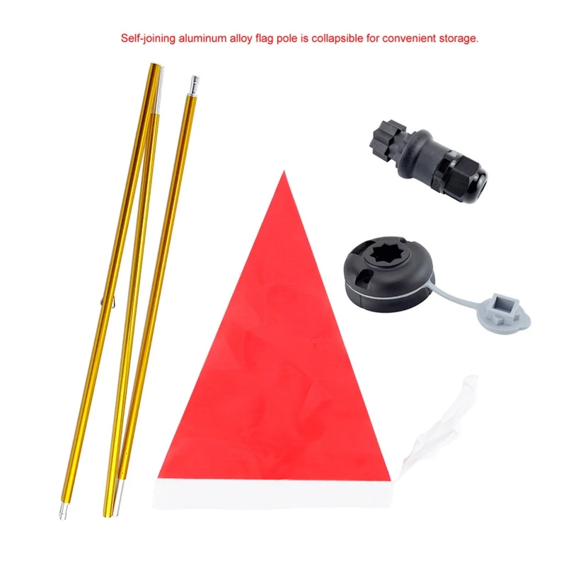 1.2m 47In Fishing Canoe Kayak DIY Safety Boat Flag Base Kit With Mount Base Inflatable Dinghy Rowing Marine Accessories
1.2m 47In Fishing Canoe Kayak DIY Safety Boat Flag Base Kit With Mount Base Inflatable Dinghy Rowing Marine Accessories