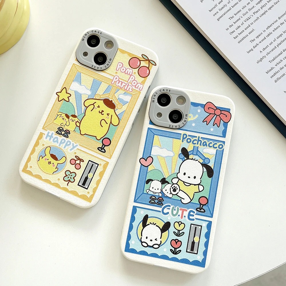 Sanrio cute dog pompom purin Pochacco Leather Cortex Phone Case For Iphone 11 12 13 Pro Max X Xs Xr 7 8 Plus Shockproof Cover
Sanrio cute dog pompom purin Pochacco Leather Cortex Phone Case For Iphone 11 12 13 Pro Max X Xs Xr 7 8 Plus Shockproof Cover