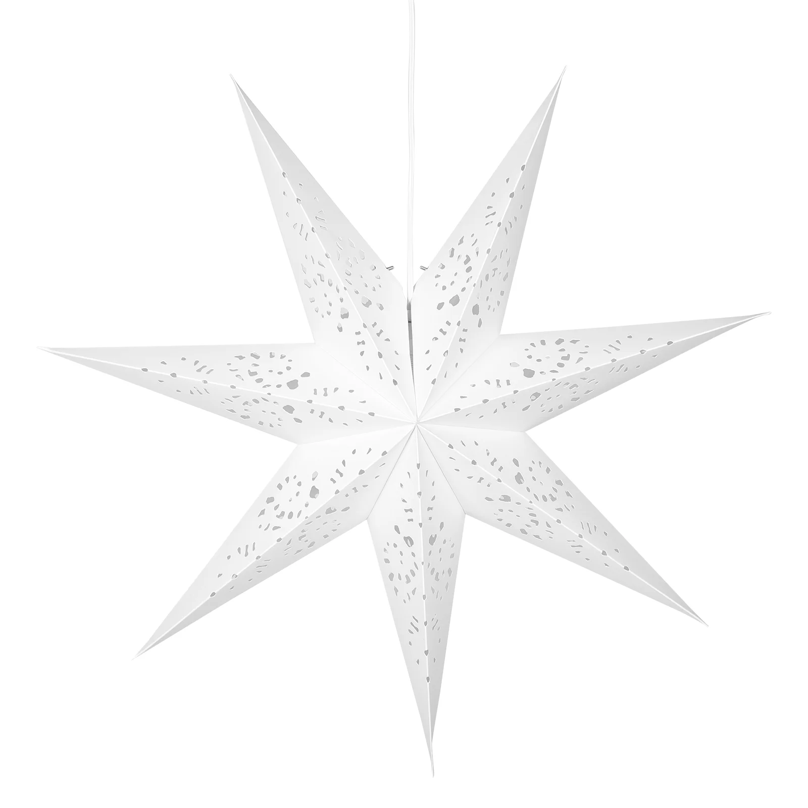 Paper Star Lantern Decoration Paper Star Lantern Cover for Weddings Christmas Holiday Party (Plug)
Paper Star Lantern Decoration Paper Star Lantern Cover for Weddings Christmas Holiday Party (Plug)