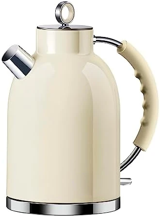 

Чайный чайник Kttle из нержавеющей стали, быстро закипающий водонагреватель 1500 л, Вт, не содержит Бисфенол А, беспроводной, автоматический зажим, защита от кипячения