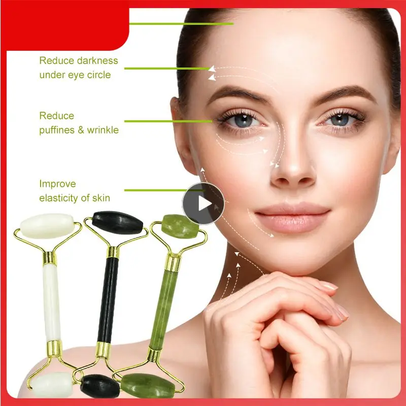 Facial Massage Roller Double Heads Jade Stone Face Lift Massager Skin Relaxation Beauty Slimming Tools Skin Care Massager 
Facial Massage Roller Double Heads Jade Stone Face Lift Massager Skin Relaxation Beauty Slimming Tools Skin Care Massager
