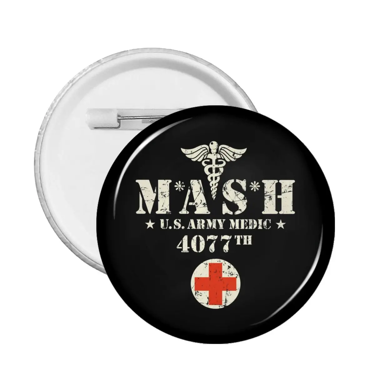 Mash Medic Badges 4077 Us Army Brooch for Backpacks Fashion Pins Collar Badge Decoration Gift
Mash Medic Badges 4077 Us Army Brooch for Backpacks Fashion Pins Collar Badge Decoration Gift