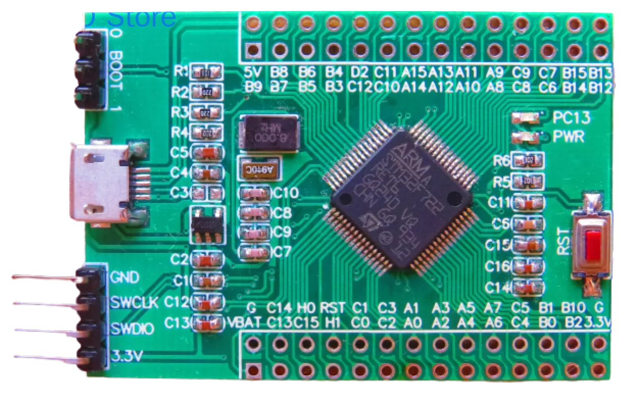 Материнская плата Stm32f722ret6 MCU высокой емкости, новая продукция F722, высокопроизводительная оценочная плата