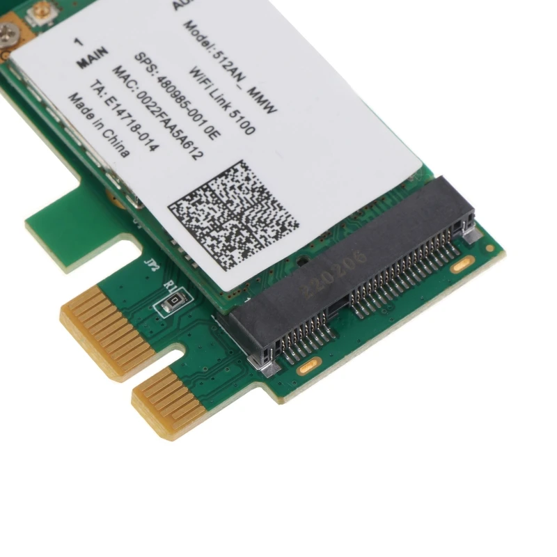 Link 5100 DUAL BAND 2.4/5GHz PCI-E 1X Desktop Computer Wireless WIFI Wlan Card for 5100AGN 300M + 6DBI Antennna
Link 5100 DUAL BAND 2.4/5GHz PCI-E 1X Desktop Computer Wireless WIFI Wlan Card for 5100AGN 300M + 6DBI Antennna