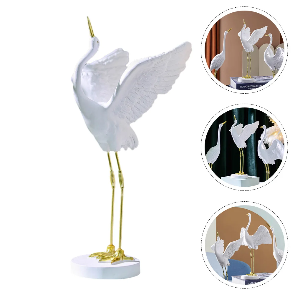 Crane Ornament Elegant Decor Stylish Decoration Minimalist Home Resin Delicate Bird Household Crafts Decorate
Crane Ornament Elegant Decor Stylish Decoration Minimalist Home Resin Delicate Bird Household Crafts Decorate