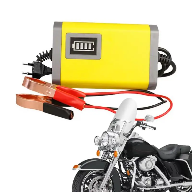 Portable Motorcycle Battery Charger Automatic Quick Charging Moto Power Battery Maintainer 12V Moto Accessories For Scooter RV
Portable Motorcycle Battery Charger Automatic Quick Charging Moto Power Battery Maintainer 12V Moto Accessories For Scooter RV
