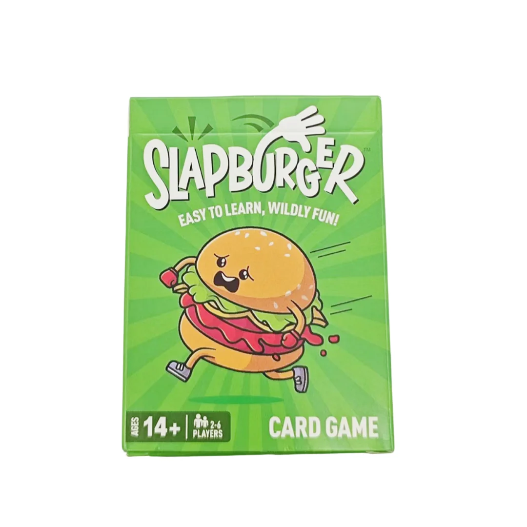 Slapburger - Веселые семейные игры на ночь Карточная игра для вечеринок Fast-Rhythm дома и