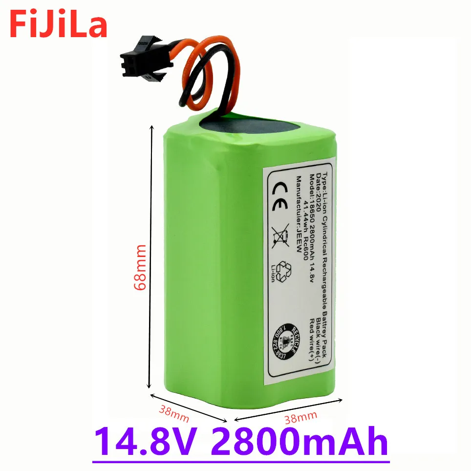 2021 новый литий-ионный аккумулятор 14,8 в 2800 мАч для Conga Excellence 990 Ecovacs Deebot N79 N79S DN622, Eufy Robovac 11 11 11S 12 15C 15S 35C
2021 новый литий-ионный аккумулятор 14,8 в 2800 мАч для Conga Excellence 990 Ecovacs Deebot N79 N79S DN622, Eufy Robovac 11 11 11S 12 15C 15S 35C